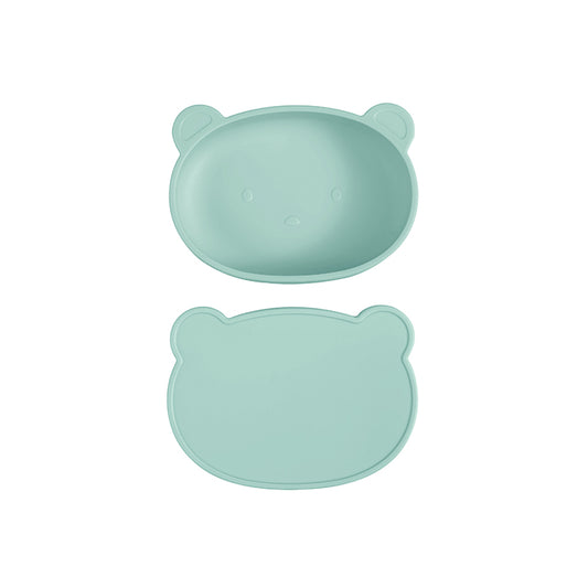 Silicone Bear Plate With Lid